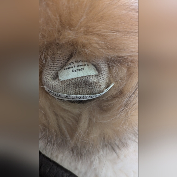 Vintage Hungarian Silver Fox and Leather Gloves - Picture 9 of 14